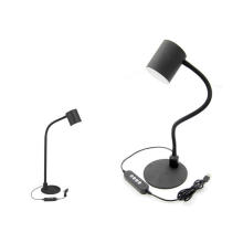 Lámparas de mesa de lectura con luz LED para mesa de estudio Negro